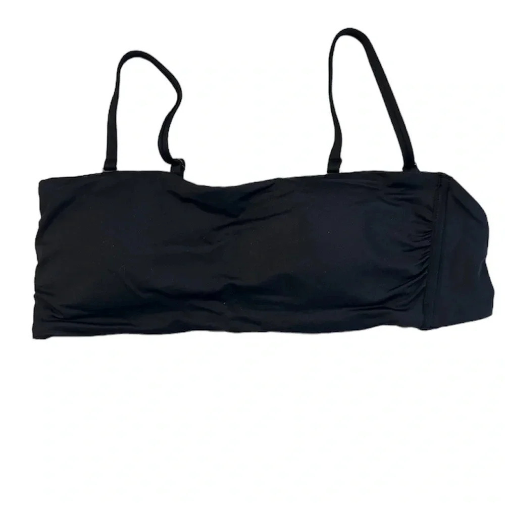 Andie The Bora Bora Top in Black Women’s Swimwear w/ Adjustable Straps Sz L NWT